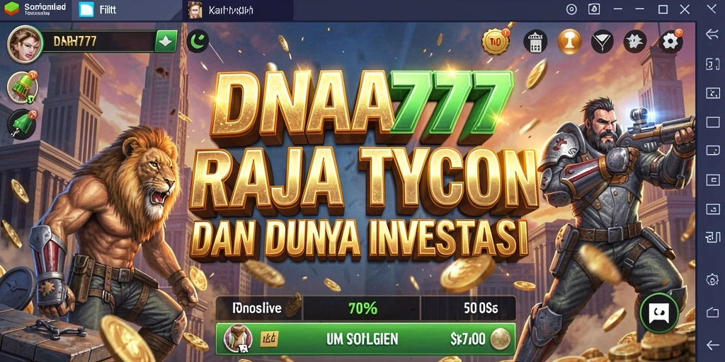 Screenshot gameplay DANA777 yang menampilkan suasana Tycoon.