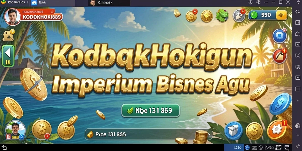 Tampilan gameplay mengasyikkan dari KODOKHOKI889 saat membangun bisnis.