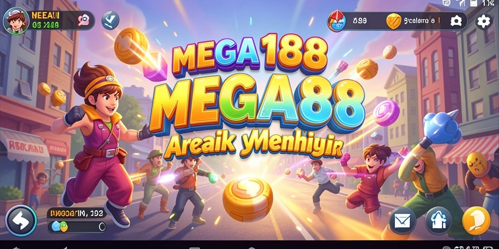 Tampilan gameplay seru dari MEGA188 yang menantang.