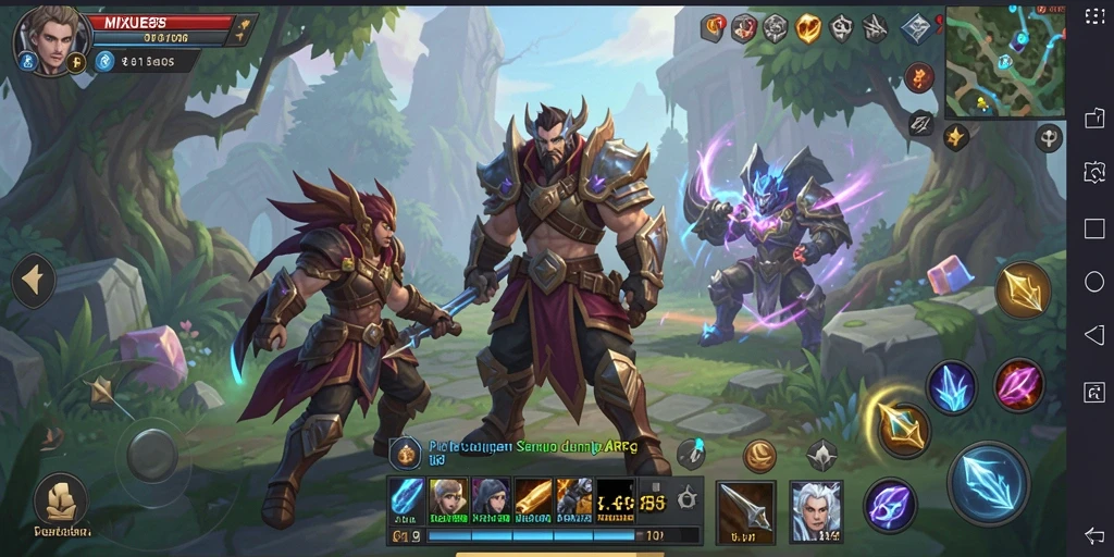 Tangkapan layar dari gameplay mendebarkan MIXUE88 dalam petualangan ARPG.