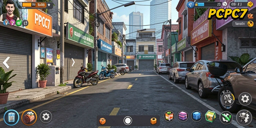 Tampilan gameplay yang menarik di PCPC7 dengan kemajuan yang mengesankan.