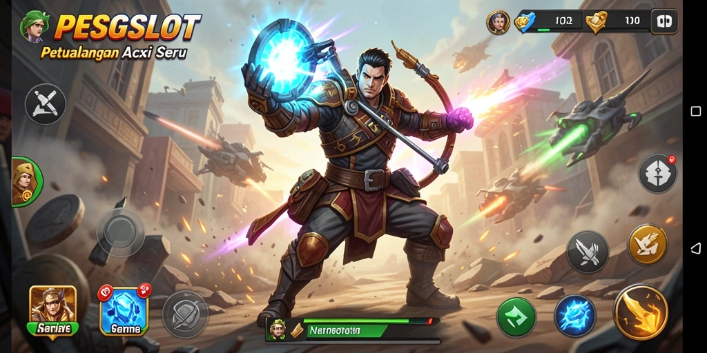 Gameplay PESGSLOT yang mendebarkan dan penuh aksi.
