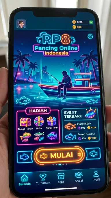 Proses unduh aplikasi di rp8 yang cepat dan efisien.
